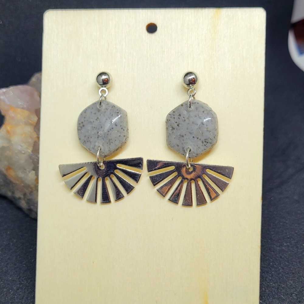 Polymer clay earrings